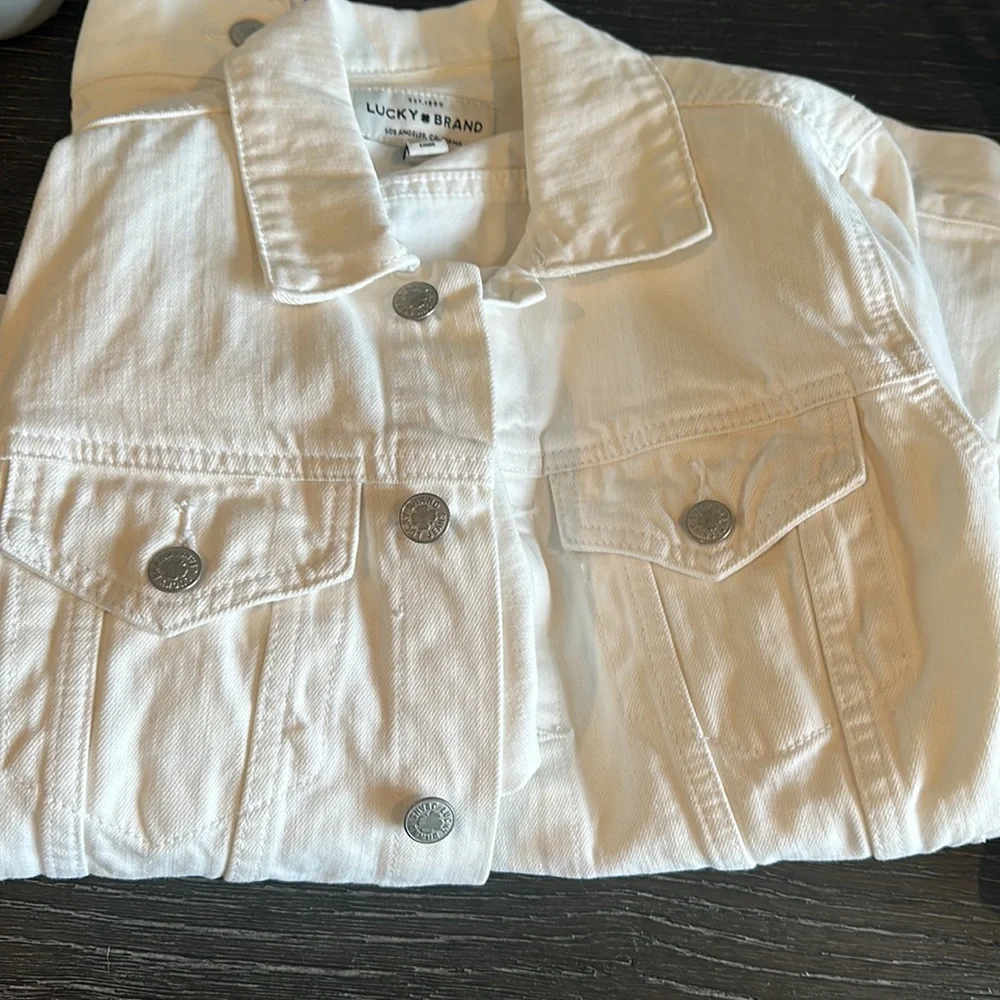 White Denim Jacket - Picture 2 of 5